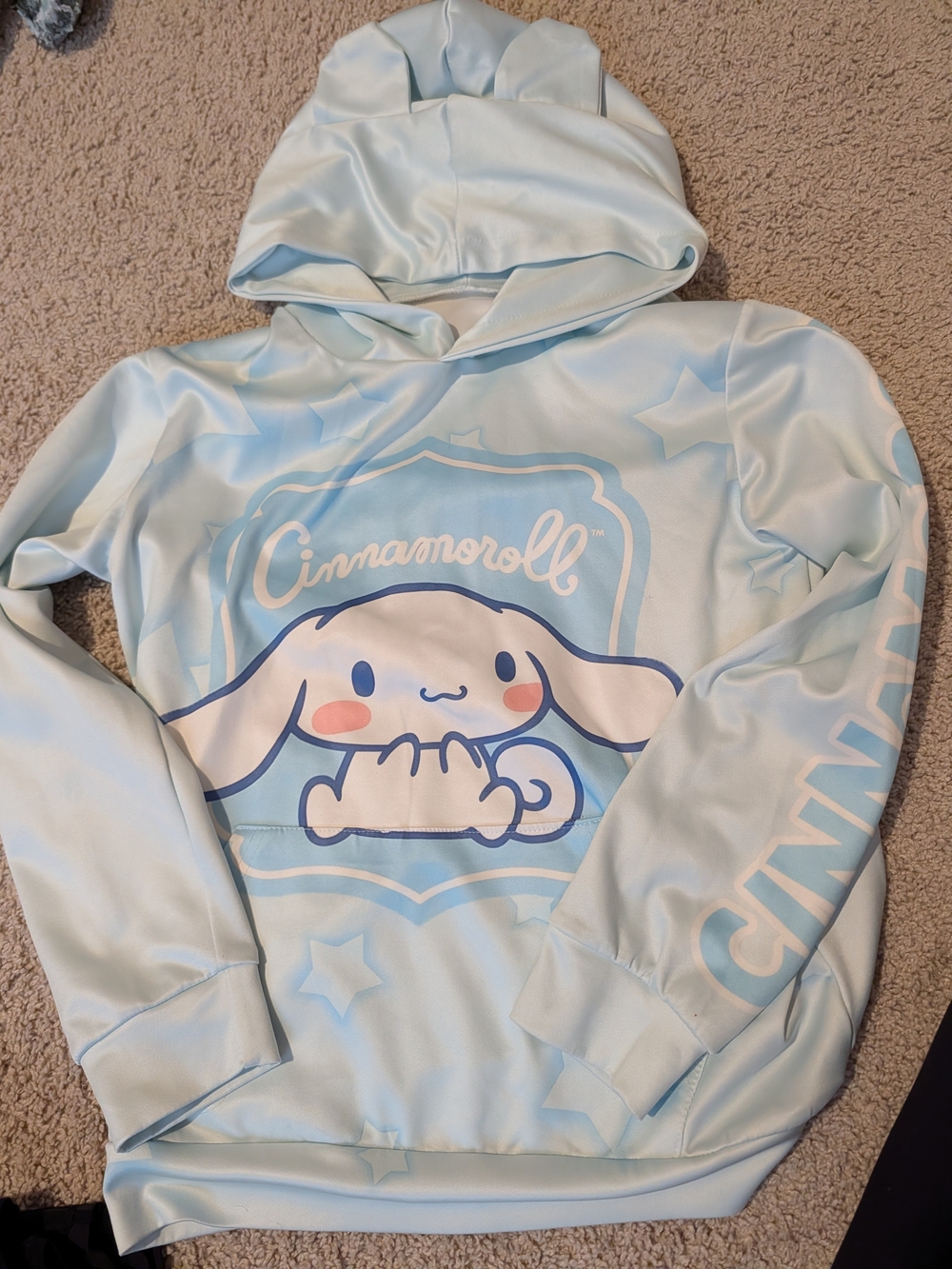 Sanrio Cinnamoroll Light Blue Kids Hoodie Pajama Top